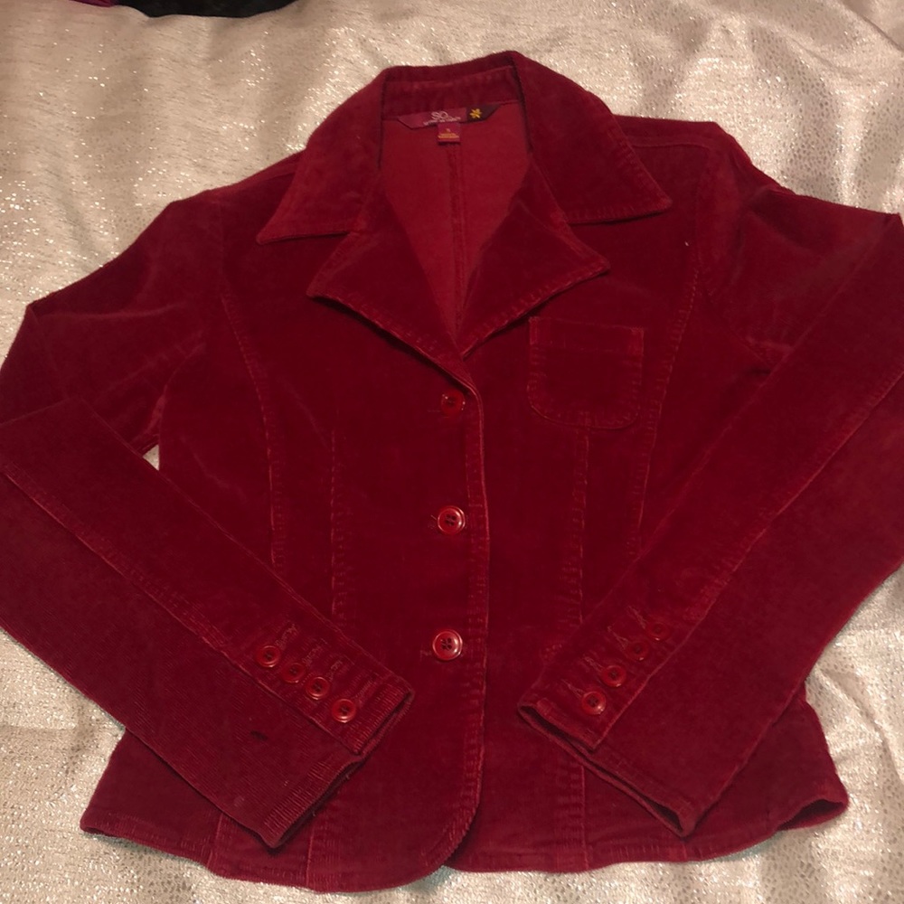 Red early 2000s jacket